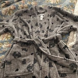 Pink by Victoria Secret Fleece Bath Robe